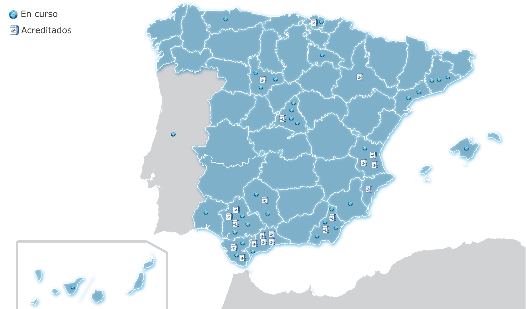 Procesos de certificación vigente de Web Sanitarias a 01/07/2019